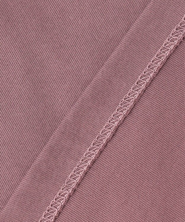 ANY SIS S ロゴ刺繍 Tシャツ モカピンク