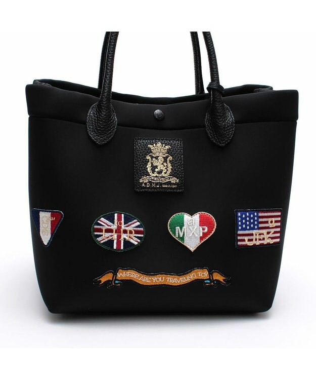 A.D.M.J. 【魔法の様に軽い】マジックライト/フラッグワッペントート25cm ネグロ