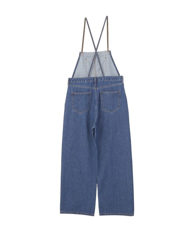 AMERICAN HOLIC ミドルオンスデニムサロペット Light Indigo
