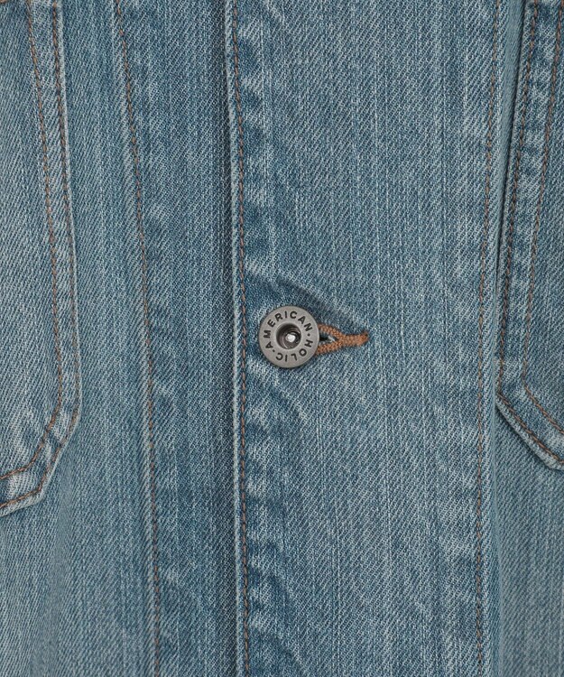 AMERICAN HOLIC デニムカバーオールジャケット Light Indigo