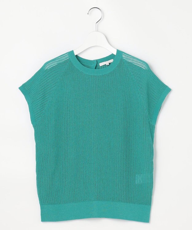 自由区 S 【前後着用可能】ファインリネンナイロン2WAY プルオーバー エメラルド