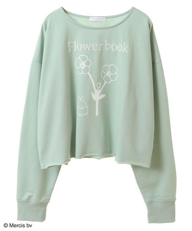 Green Parks Ｍｉｆｆｙ／フラワープリントミニ裏毛プルオーバー Green