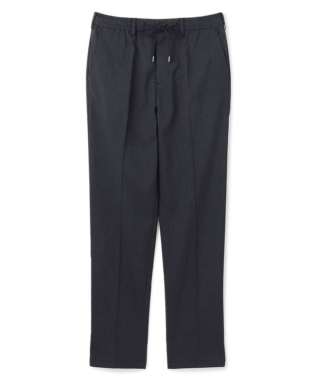 JOSEPH HOMME 【ストレッチ/ウエストゴム仕様】キャリーマンストレッチ ドロスト付ストレートパンツ / HOVE ネイビー系