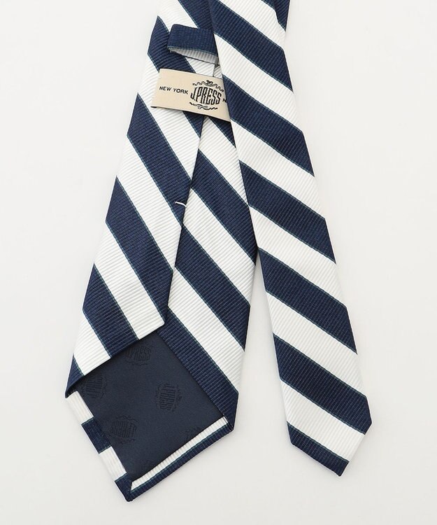 J.PRESS MEN 【JAPANESE TWILL&REPPE STRIPE COLLECTION】 レジメンタル ネクタイ ネイビー系1