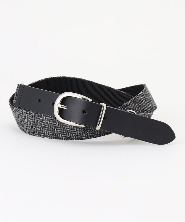 J.PRESS MEN ウール カジュアルベルト グレー系1