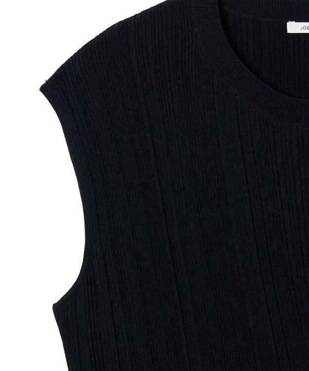JOSEPH ニットプリッセ トップス Black