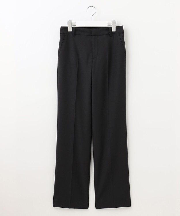 J.PRESS LADIES S BAHARIYE SOLID ストレート パンツ ブラック系