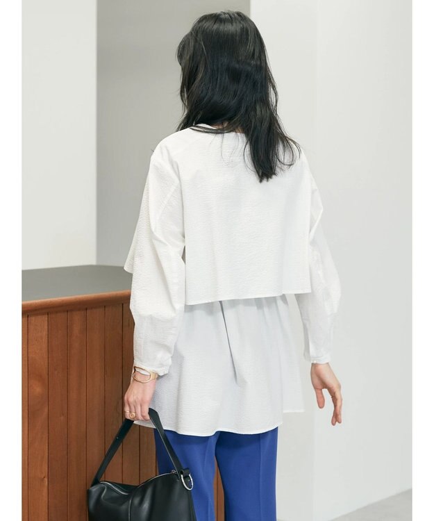 AMERICAN HOLIC サッカーワントーンティアードチュニック Off White