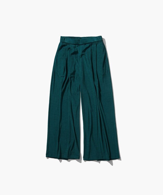 ATON MICRO COTTON PILE | ワイドイージー パンツ GREEN