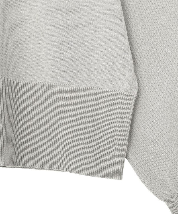 Green Parks 金釦コンパクトニットカーディガン Light Gray