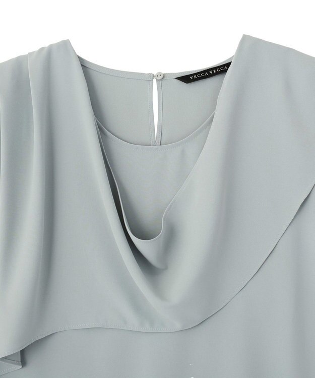 YECCA VECCA ドレープブラウス Mint