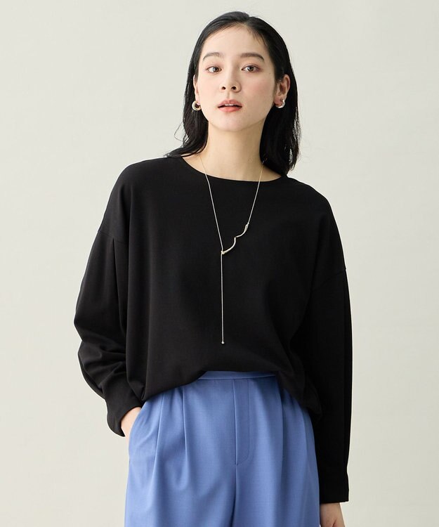 ANY タックスリーブプルオーバー ブラック