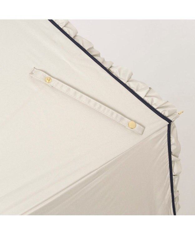 UNBILLION カシュネ cachenez / PUヒートカットフリルバルーンショートパラソル ベージュ