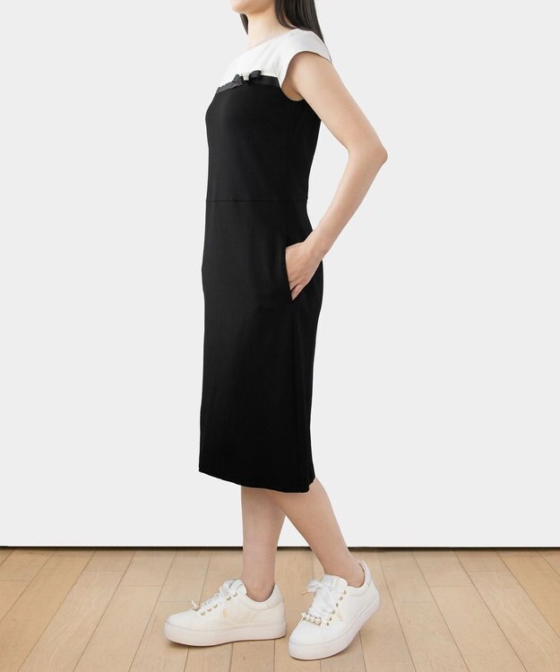 TOCCA 【WEB限定＆洗える】RIBBONSTICK ドレス ブラック系