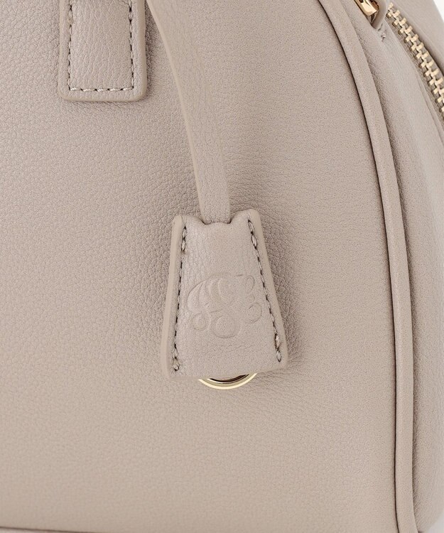 J.PRESS LADIES 【2way】ボストン ミニ バッグ ベージュ系