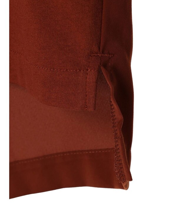 AMERICAN HOLIC 異素材スリーブプルオーバー Terracotta