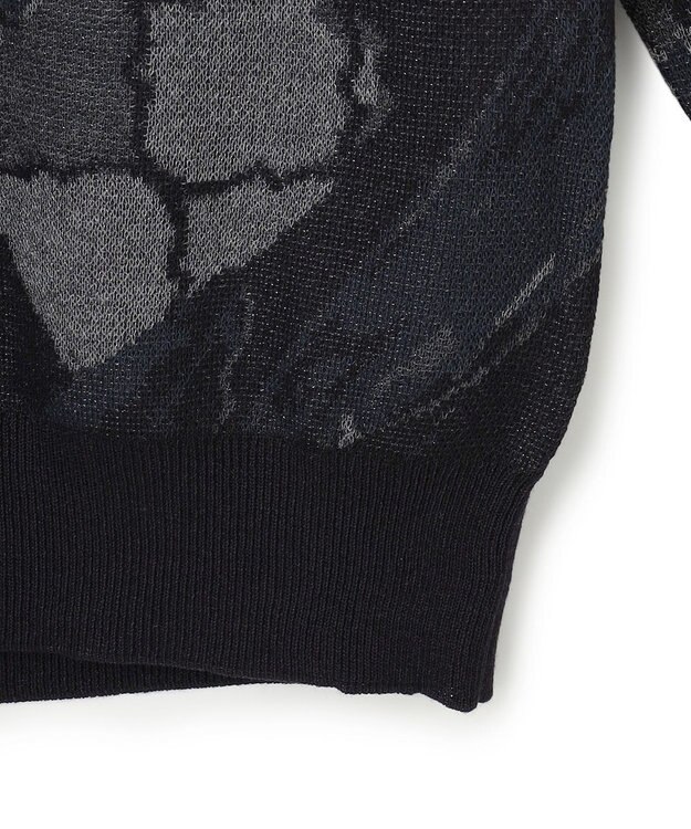 JOSEPH HOMME 【新柄】モロッカンジャガード　クルーネックニット ブラック系5