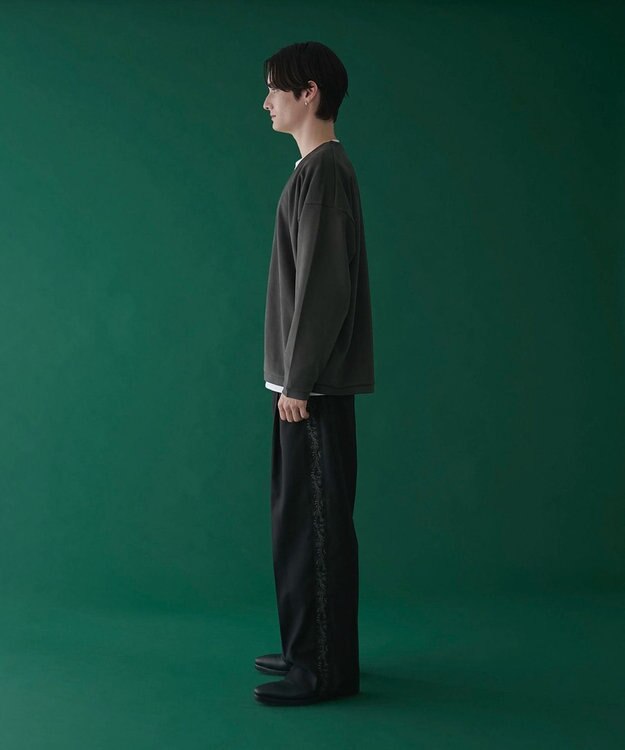 WEGO 【2点SET】フェイクスウェードアンサンブルカーディガン ブラック中濃色