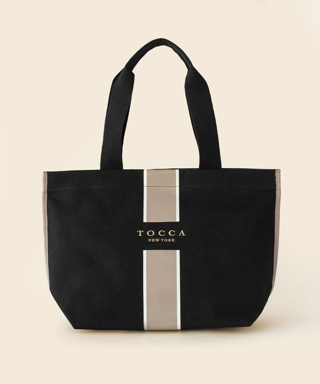 TOCCA 【A4サイズ対応・WEB＆一部店舗限定】PASSI CANVASTOTE キャンバス トートバッグ ブラック系