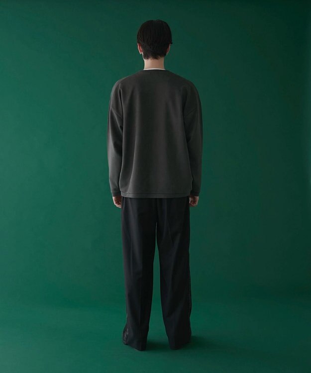 WEGO 【2点SET】フェイクスウェードアンサンブルカーディガン ブラック中濃色