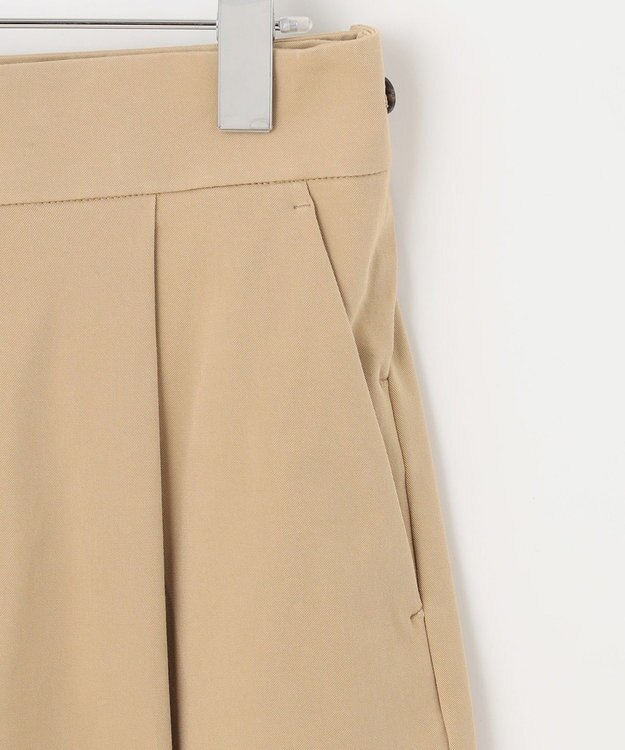 #Newans 素材が変わり新登場！ウエスト調整可ワイドチノパンツ ベージュ系