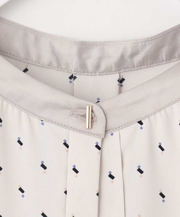 ANY SIS 【洗える】2WAYネック ワンピース アイボリーベース