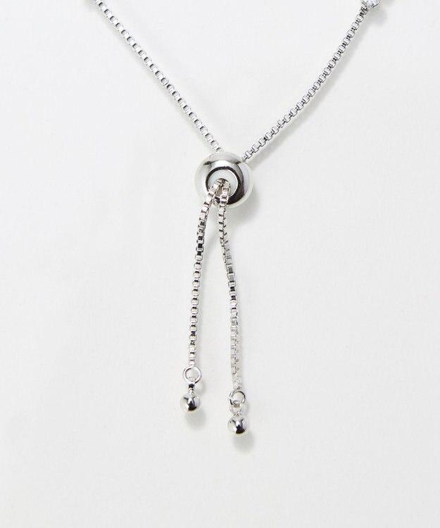 Phoebe ラインストーンスライドテニスブレスレット　シルバー シルバー