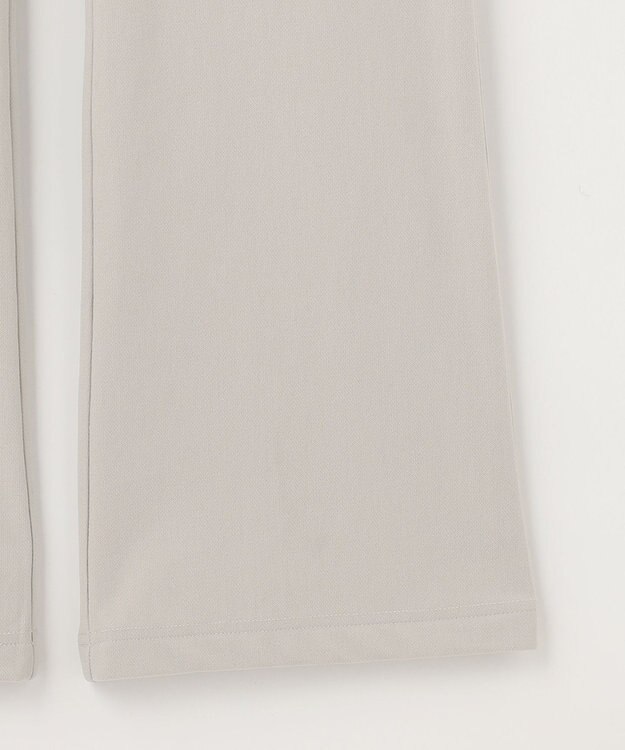 23区GOLF 毎日履きたい美シルエット【23Fondation/WOMEN】フレアパンツ きれい目見え+疲れない ライトグレー系