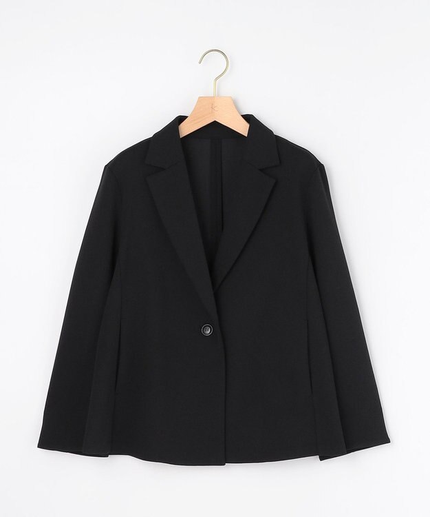 組曲 【先行予約・WEB限定】ジョーゼットジャージー ジャケット ブラック系