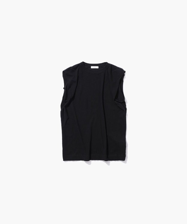 ATON FRESCA SINGLE JERSEY | タンクトップ BLACK