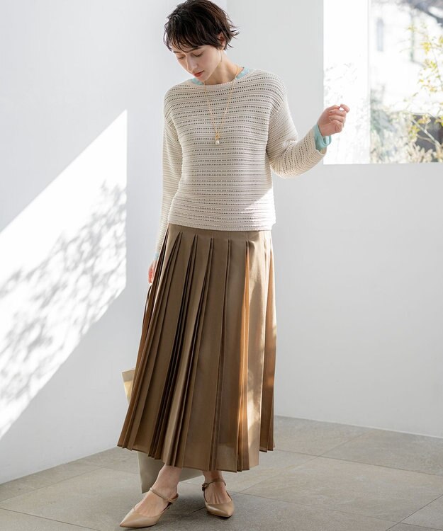 23区 【先行予約】シアーフライス レイヤード ロンTEE スモーキーグリーン系