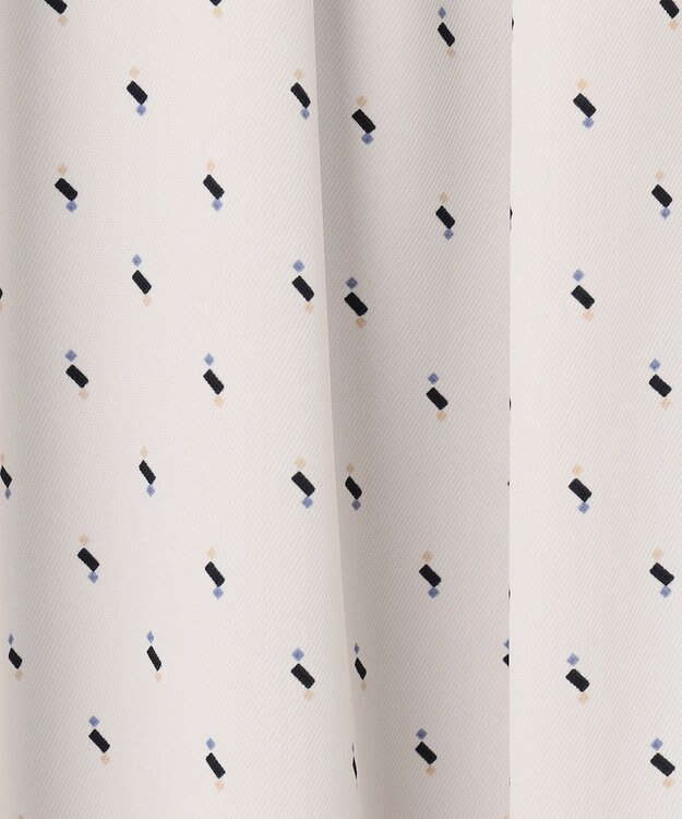 ANY SIS 【洗える】2WAYネック ワンピース アイボリーベース