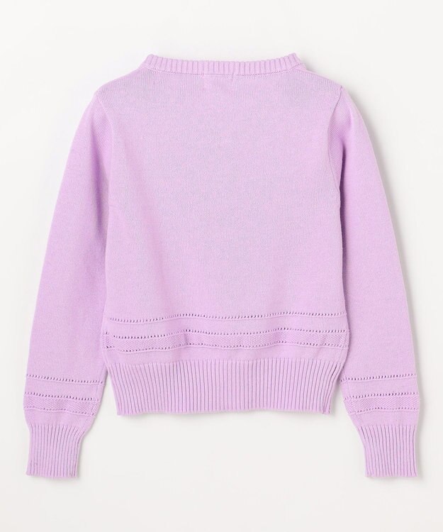 組曲 KIDS 【110-140㎝】クラシック カーディガン ラベンダー