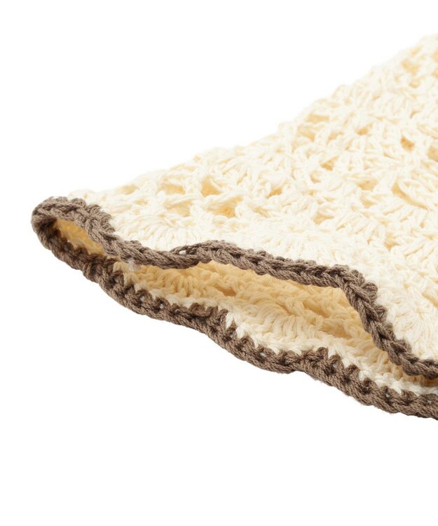 earth music&ecology クロッシェハット Ivory