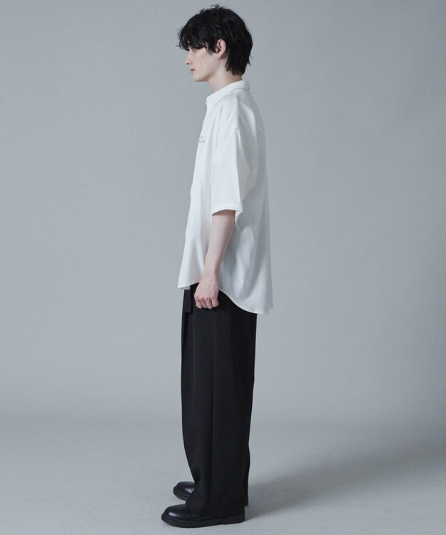 WEGO アムンゼンワンポイントBIGシャツ（S） ホワイト