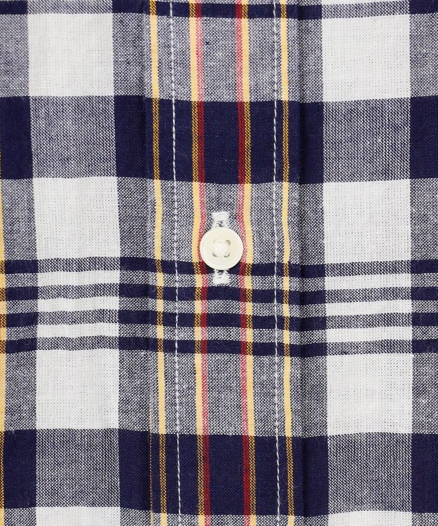 J.PRESS MEN 【KING SIZE】インディアンマドラスチェック シャツ / B.D. ネイビー系3