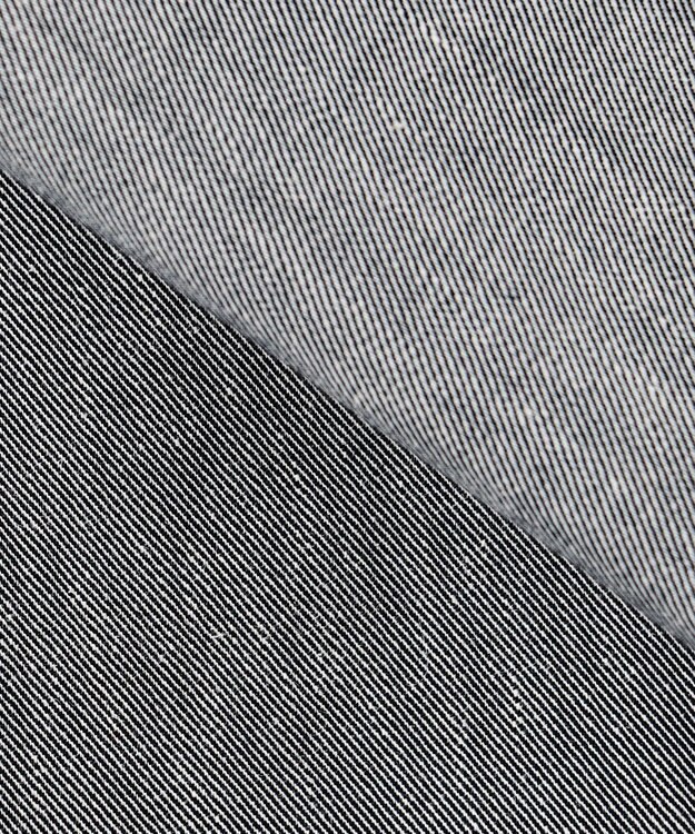 23区 【洗える】スラブツイルストレッチ ワイド パンツ ネイビー系