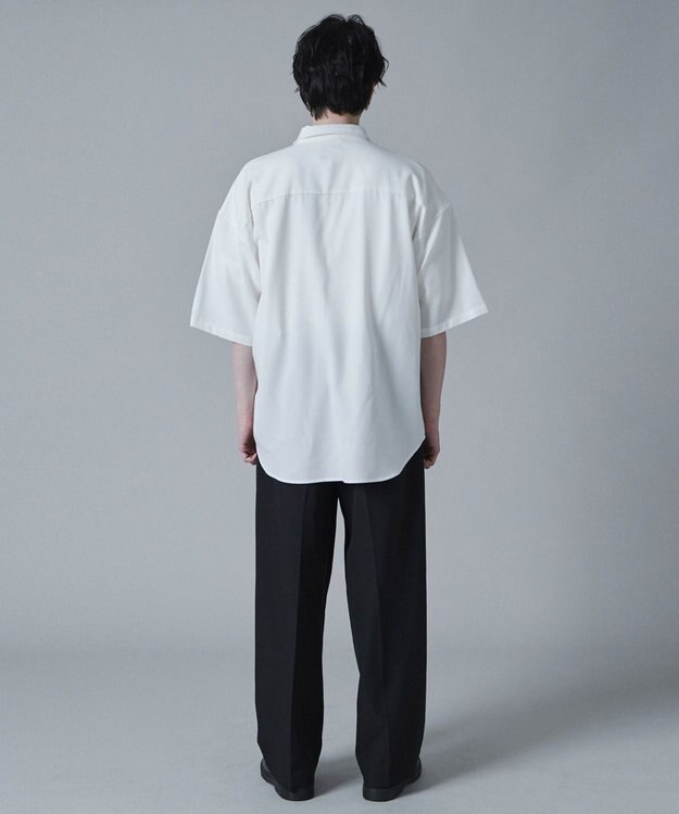 WEGO アムンゼンワンポイントBIGシャツ（S） ホワイト