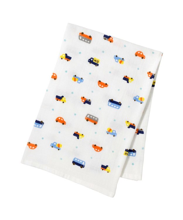 MIKI HOUSE HOT BISCUITS 出産準備スタンダードセット 通年用(総柄) ブルー