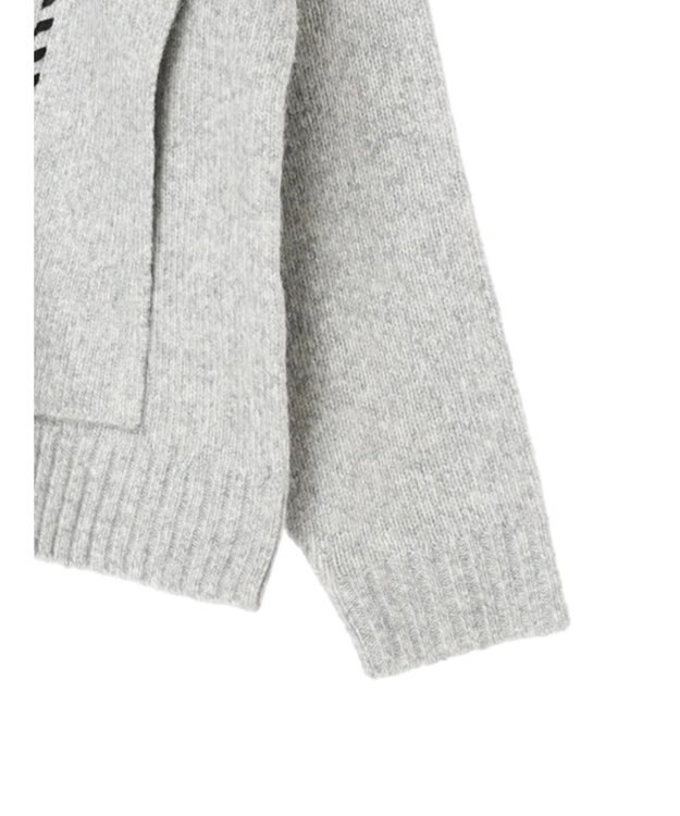 CRAFT STANDARD BOUTIQUE ハンドステッチニットプルオーバー Gray Mixture