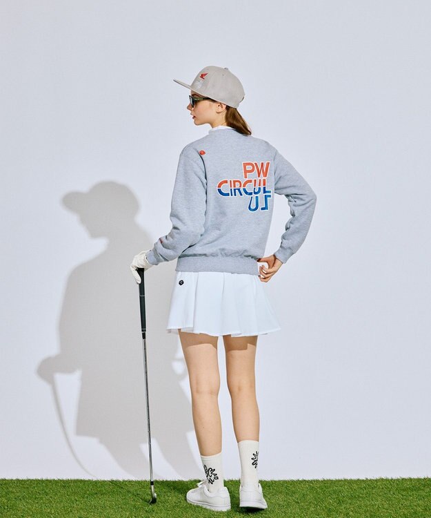 PW CIRCULUS 〈Hondaコラボ〉【UNISEX】 スウェット ゴルフ グレー系