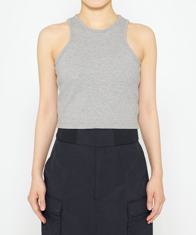 uncrave コットンミラノ アメスリ トップス（uncrave WHITE） ライトグレー