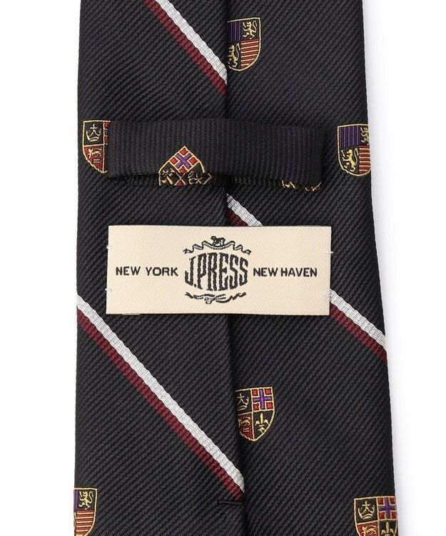 J.PRESS MEN 【VINTAGE JACQUARD COLLECTION】ロイヤルクレスト ネクタイ ブラック系7