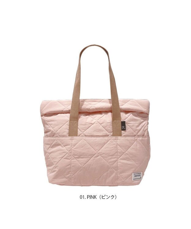 ROOTOTE 1132【キャリーケース装着可能】EU.フディールー.ソリッド-A 01：ピンク