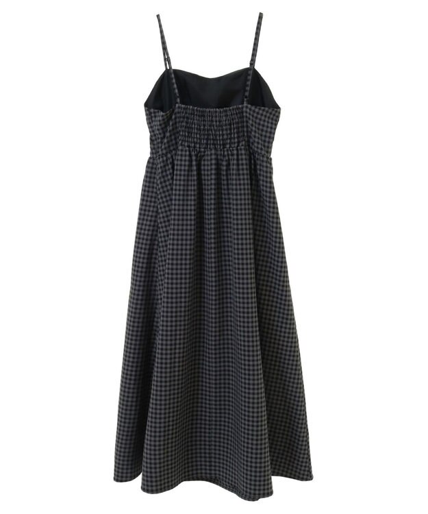 earth music&ecology ビスチェ風キャミドレ Black