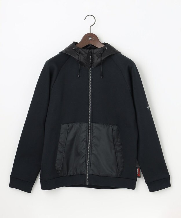 JOSEPH ABBOUD MOUNTAIN 【UNISEX】吸水速乾 バックフリースパーカー ブラック系