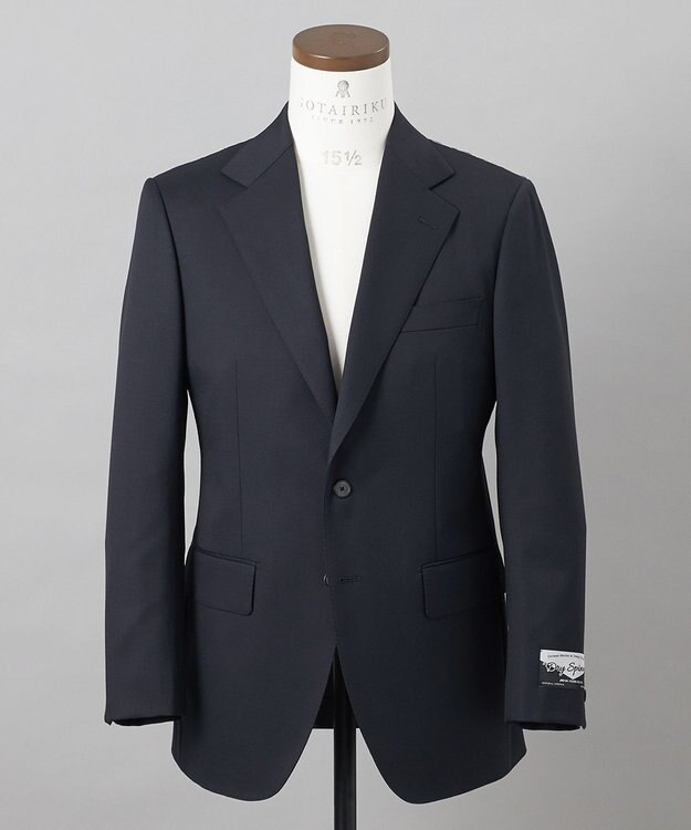 GOTAIRIKU 【御幸毛織】ドライスピナーツイルストレッチスーツ_ネイビー ネイビー系