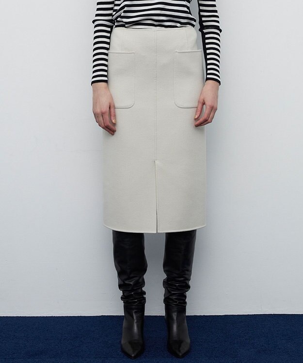 BEIGE， THOUIN / Iラインスカート Bone