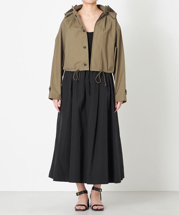 NAVE 【Nave・撥水加工】オーガニックギャバ ジャケット カーキ系