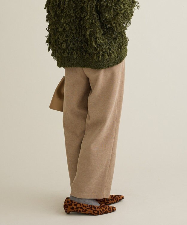 CRAFT STANDARD BOUTIQUE 起毛カットソーイージーパンツ Beige